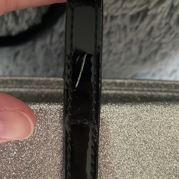 *SOLD* Kate Spade Silver Glitter Tote - Picture 9 of 11